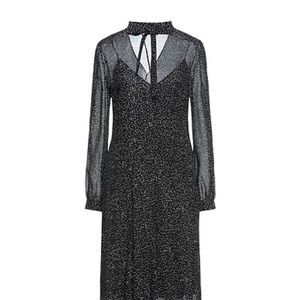 Theory Tie Neck Drape Dress NWT